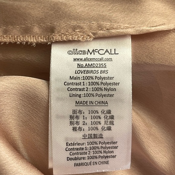 ❌SOLD❌ALICE MCCALL LOVEBIRDS DRESS ROSE PINK SIZE 6 - Picture 17 of 17